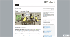 Desktop Screenshot of makingheadsortailsofidioms.com
